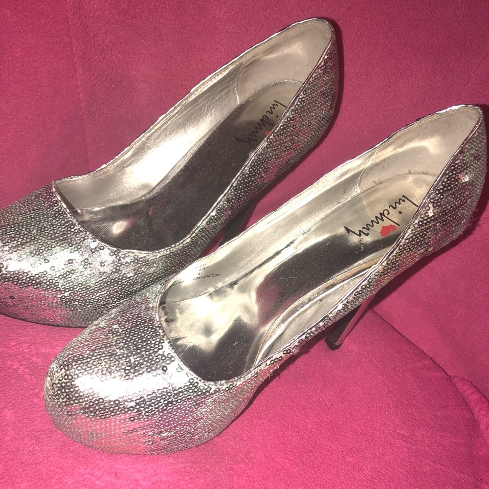 Silver heels